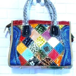 🎉Host Pick🎉 Elsie Chaos Multi Color Satchel Bag Purse